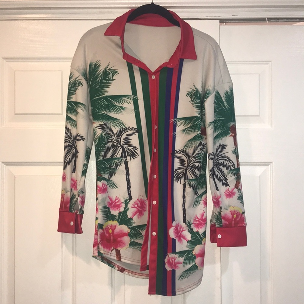 Tropical long sleeve shirt